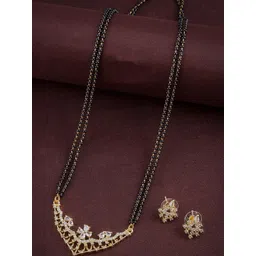 Anouk Gold-Plated Artificial Stones and Beads Mangalsutra-picture-13