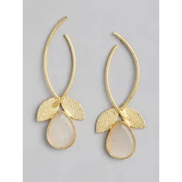 Anouk Gold Plated Beaded Contemporary Drop Earrings-picture-39