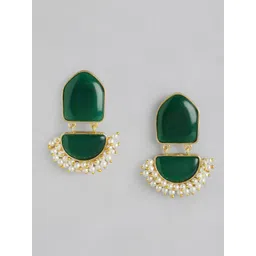 Anouk Gold Plated Beaded Contemporary Drop Earrings-picture-19