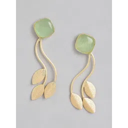 Anouk Gold Plated Beaded Contemporary Drop Earrings-picture-40