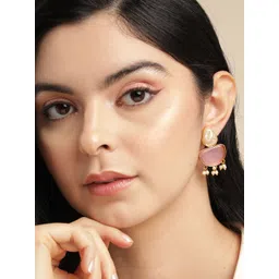 Anouk Gold Plated Beaded Contemporary Drop Earrings-picture-22