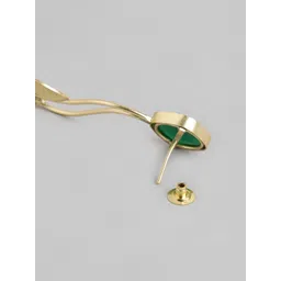 Anouk Gold-Plated Beaded Contemporary Drop Earrings image 3