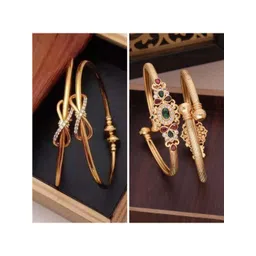 Anouk Gold-Plated Brass American Diamond Finger Ring-picture-10