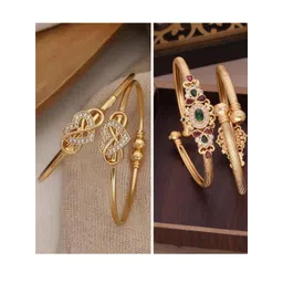 Anouk Gold-Plated Brass American Diamond Finger Ring-picture-13