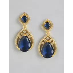 Anouk Gold Plated Contemporary Drop Earrings-picture-21