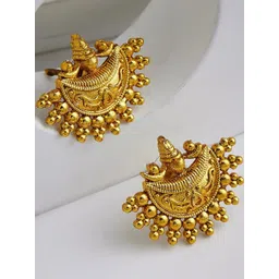 Anouk Gold-Plated Contemporary Drop Earrings-picture-37