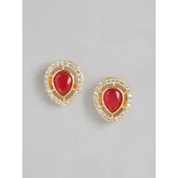Anouk Gold Plated Contemporary Studs Earrings-picture-23