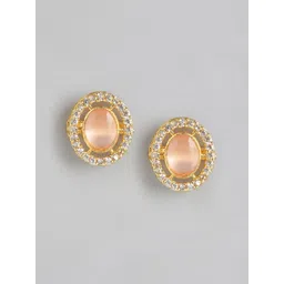 Anouk Gold Plated Contemporary Studs Earrings-picture-27