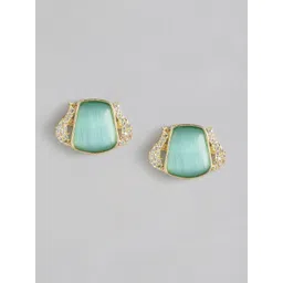 Anouk Gold Plated Contemporary Studs Earrings-picture-29