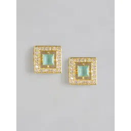 Anouk Gold Plated Contemporary Studs Earrings-picture-30