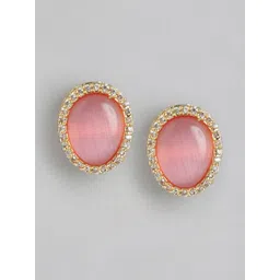 Anouk Gold Plated Contemporary Studs Earrings-picture-28