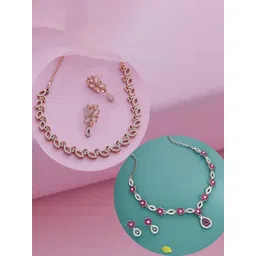 Anouk Gold-Plated Earring & Necklace Set-picture-34