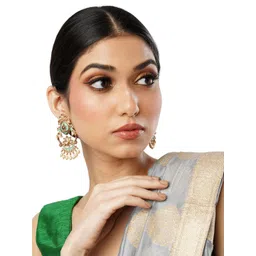 Anouk Gold-Toned Gold-Plated Contemporary Chandbalis-picture-31