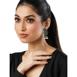 Anouk Gold-Toned Gold-Plated Contemporary Jhumkas-picture-30