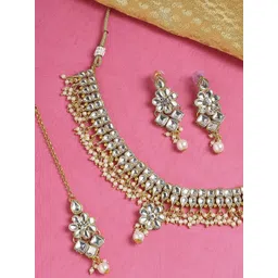 Anouk Kundan Studded & Beaded Jewellery Set-picture-30