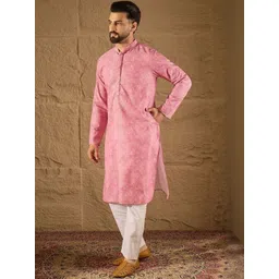Anouk Men Bandhani Embroidered Kurta-picture-17