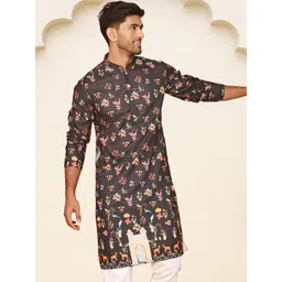 Anouk Men Cotton Straight Kurtas-image-11