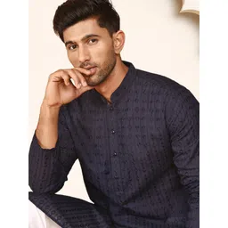 Anouk Men Cotton Straight Kurtas-image-12