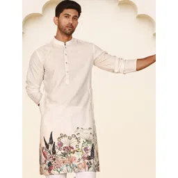 Anouk Men Cotton Straight Kurtas-image-10