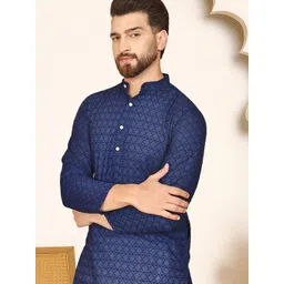 Anouk Men Cotton Straight Kurtas-image-17