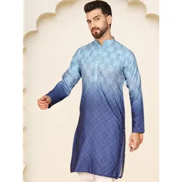 Anouk Men Cotton Straight Kurtas-image-7
