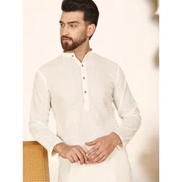 Anouk Men Cotton Straight Kurtas-image-16