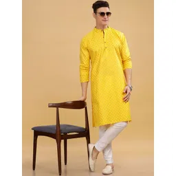 Anouk Men Embroidered Thread Work Kurta-picture-27