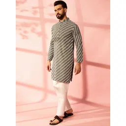 Anouk Men Embroidered Thread Work Kurta-picture-16