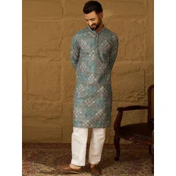 Anouk Men Embroidered Thread Work Kurta-picture-35