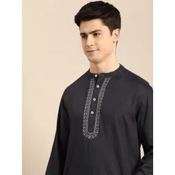 Anouk Men Ethnic Motifs Embroidered Kurta-picture-13
