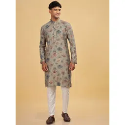 Anouk Men Ethnic Motifs Embroidered Thread Work Kurta-picture-31