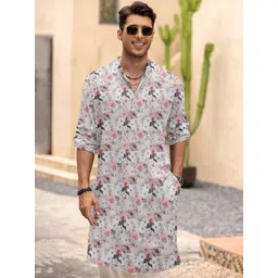 Anouk Men Floral Printed Kurta-picture-24