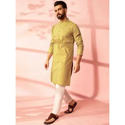 Anouk Men Floral Printed Kurta-picture-28