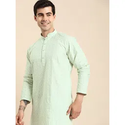 Anouk Men Geometric Embroidered Thread Work Kurta-picture-34