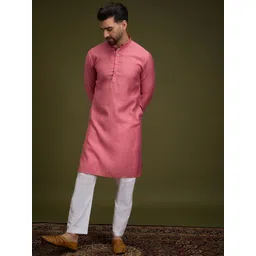 Anouk Men Geometric Embroidered Thread Work Kurta-picture-24