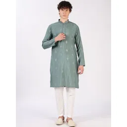 Anouk Men Geometric Embroidered Thread Work Kurta-picture-38
