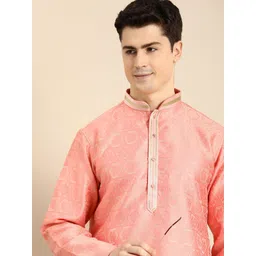 Anouk Men Geometric Printed Jacquard Kurta-picture-30