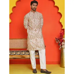 Anouk Men Paisley Printed Regular Kurta with Pyjamas-picture-27