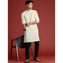 Anouk Men Printed Pure Cotton Kurta-image-48