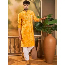 Anouk Men Printed Regular Kurta with Pyjamas-picture-10