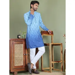 Anouk Men Printed Regular Sequinned Kurta with Pyjamas-picture-17