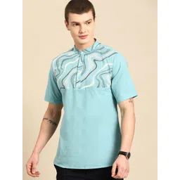 Anouk Men Pure Cotton Abstract Printed Kurta-image-31