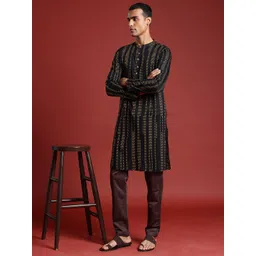 Anouk Men Pure Cotton Geometric Printed Kurta-image-25