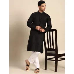Anouk Men Pure Cotton Kurta With Pyjamas-image-22