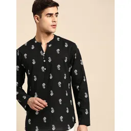 Anouk Men Pure Cotton Paisley Print Kurta-image-34