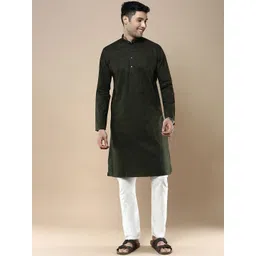 Anouk Men Regular Kurta with Trousers-picture-20