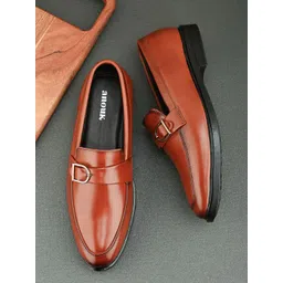 Anouk Men Solid Round Toe Formal Loafers-picture-23