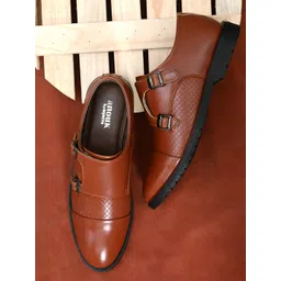 Anouk Men Textured Formal Monk Shoes-picture-19
