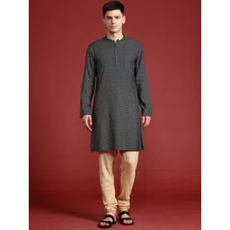 anouk Men Viscose Rayon Kurta Pant Set-picture-10