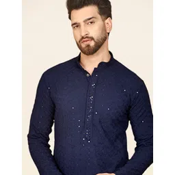 Anouk Men Viscose Rayon Straight Kurtas-picture-30